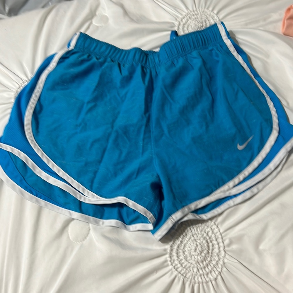 blue nike shorts